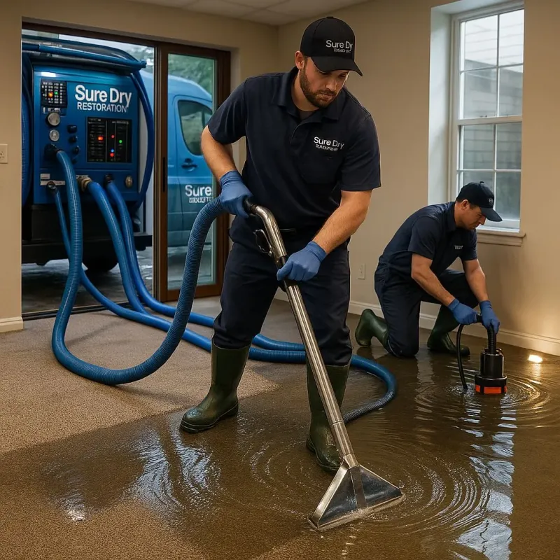 Water Extraction and Removal process in Sewanee, TN